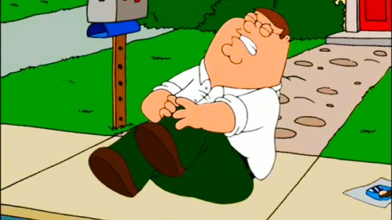 Videominiatyr: Peter Griffin slår sig på knät