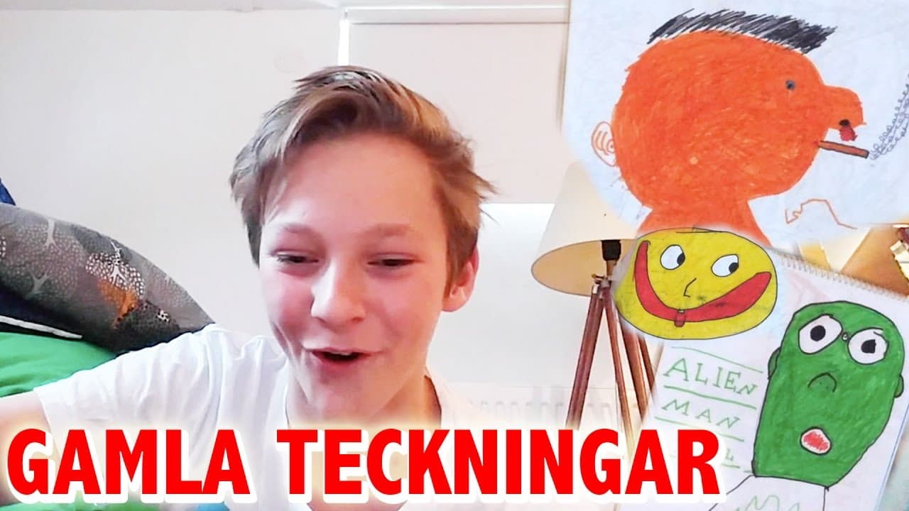 Videominiatyr: Kollar på mina gamla teckningar