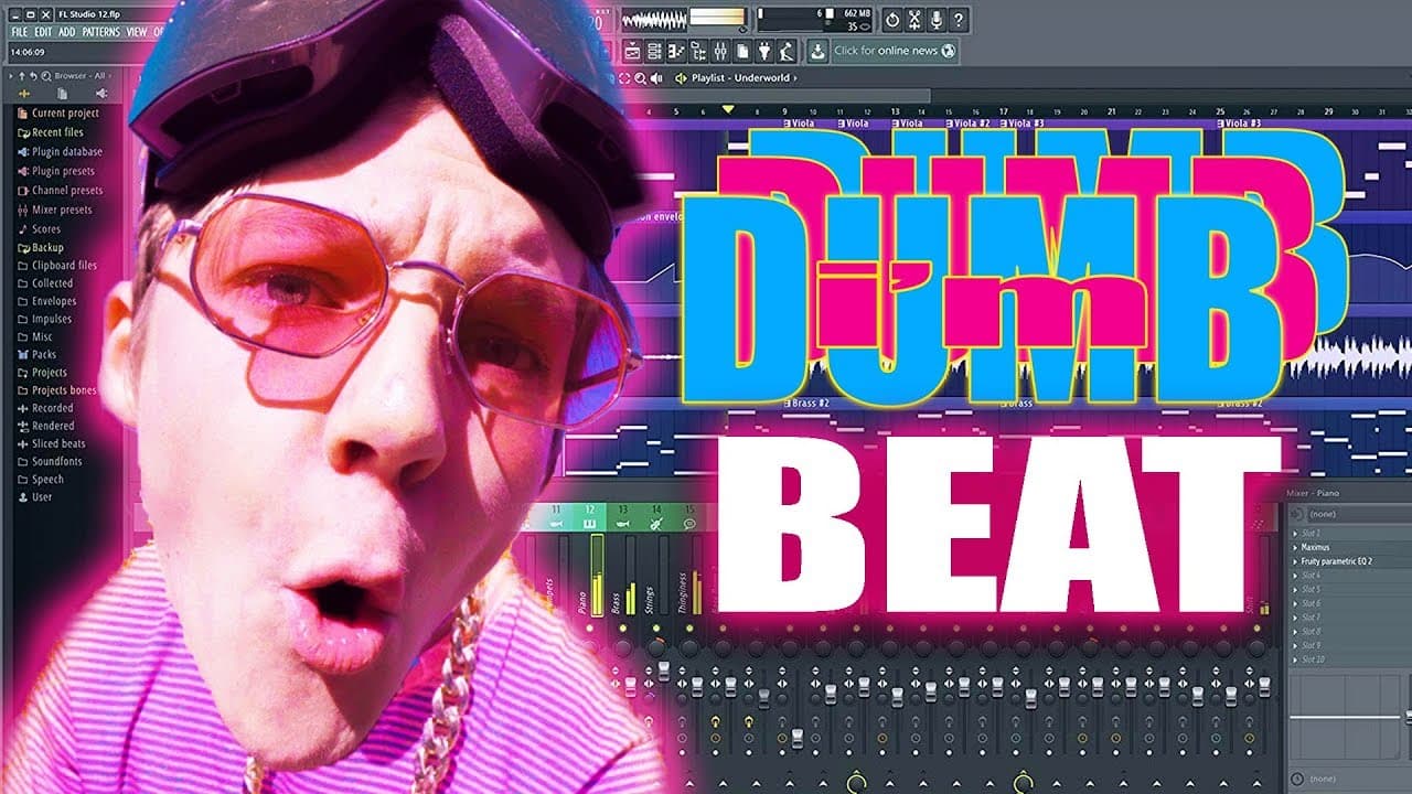 Videominiatyr: Hur jag gjorde beatet till "I’m Dumb"