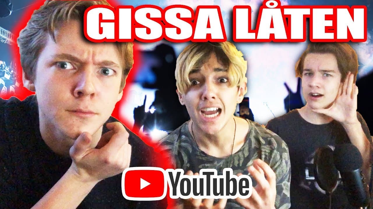 Videominiatyr: GISSA LÅTEN YOUTUBER EDITION